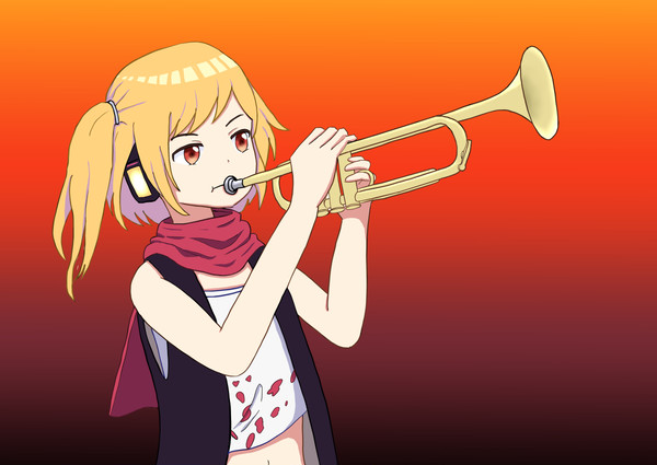 Ren plays Trumpet
