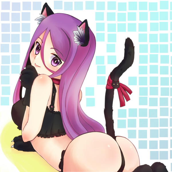 発情する季節の黒ネコちゃん