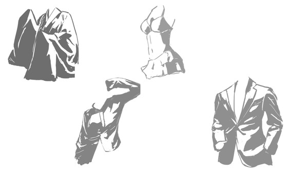 衣服clothes剪影