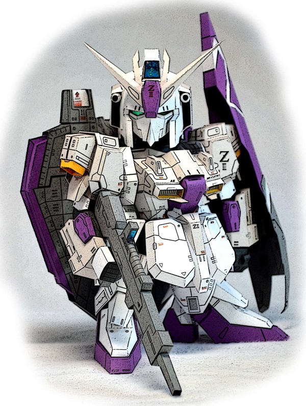 SDスタイル-ZガンダムⅢ号機カラー作品-2020