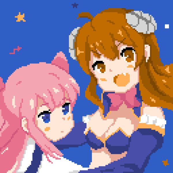 まちカドまぞくドット絵（6巻表紙）