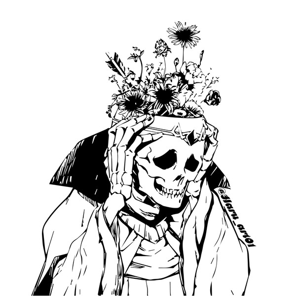 Undead King Adalman & flower