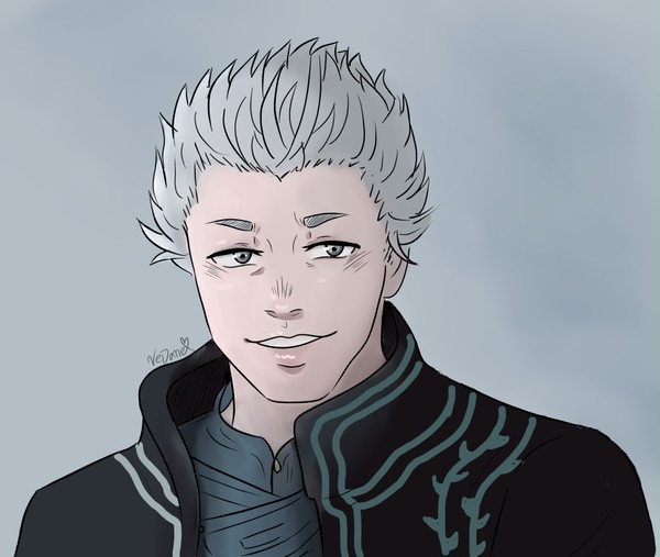 Vergil's smile is life 💙✨