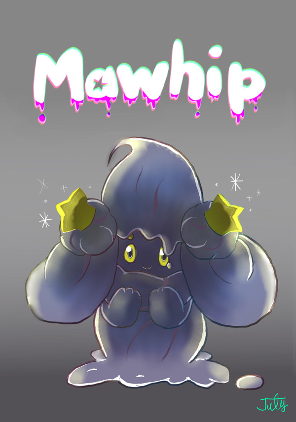 星型の闇色マホイップちゃん