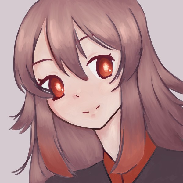 胡桃 hair down