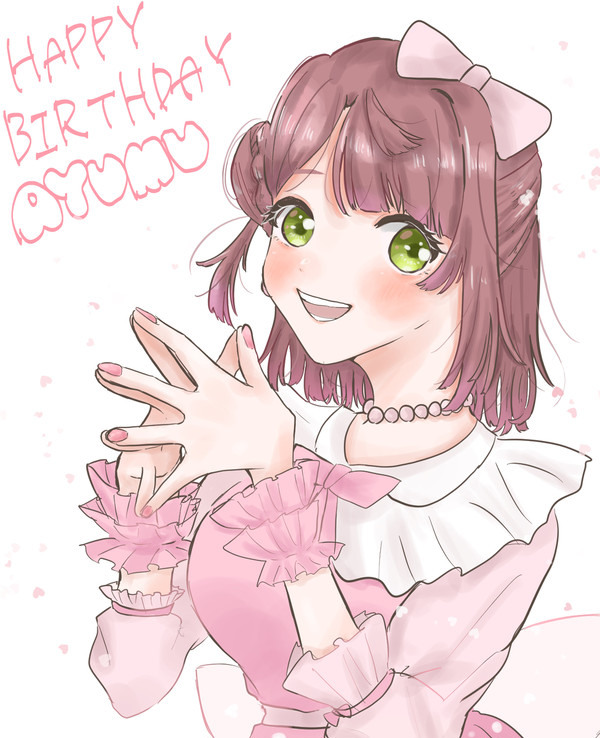 上原歩夢誕生日イラスト