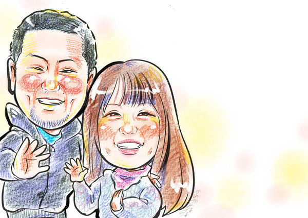 アナログ似顔絵