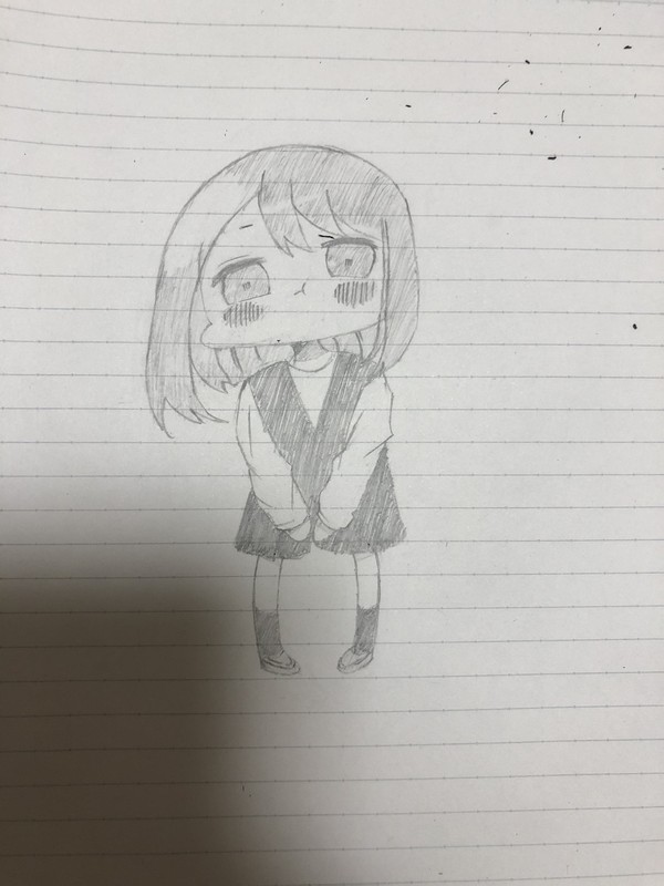 沙貴ちゃん(模写)