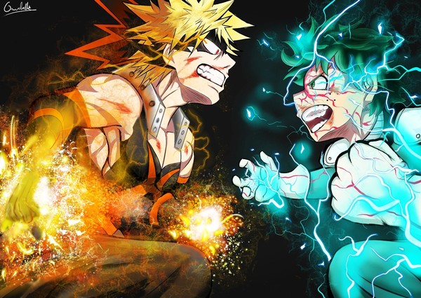 Bakugo vs Deku