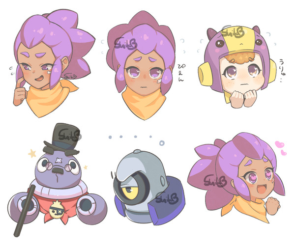 ブロスタ絵文字シリーズ