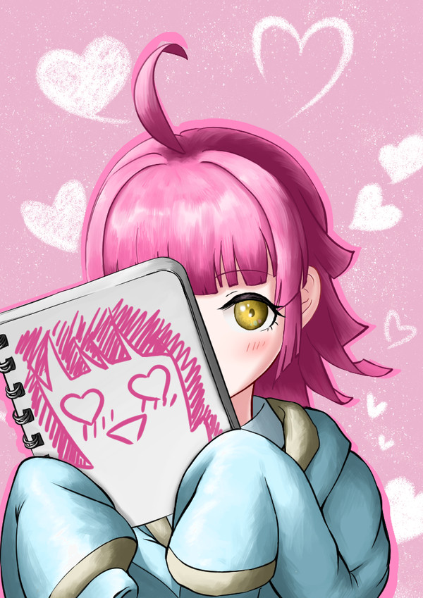 りなちゃんボード「テレテレ」