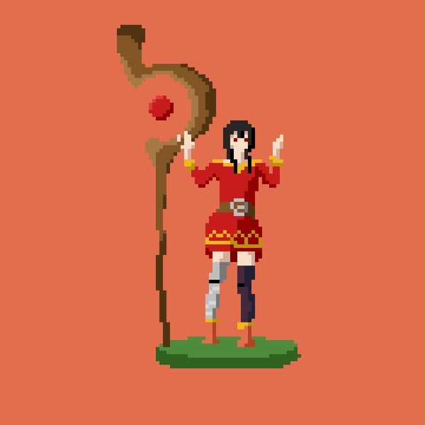 Megumin pixel art
