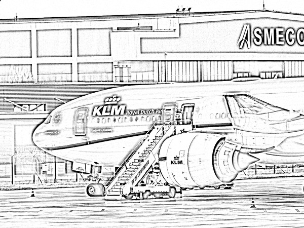KLMオランダ航空B777-200ER
