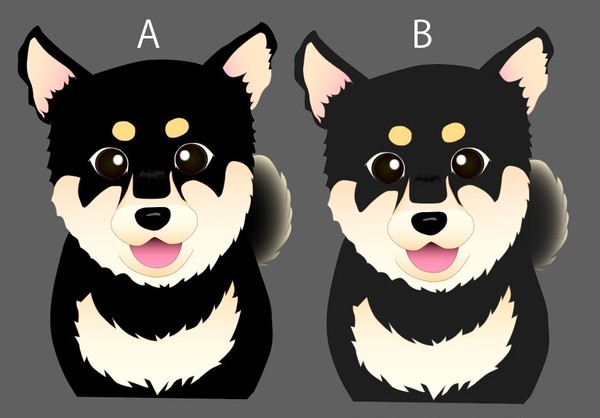 ご依頼で黒柴わんこのLINEアイコン作りました🐕