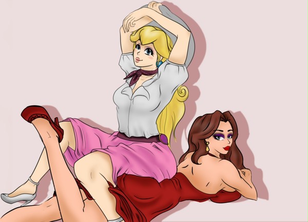 Peach and Pauline!