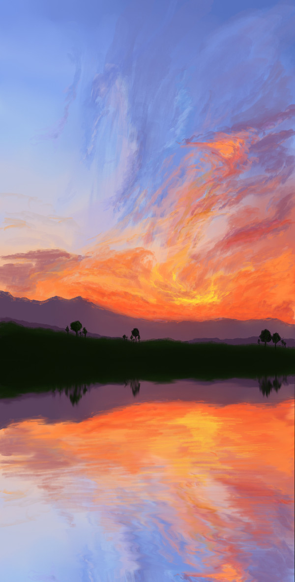 夕阳