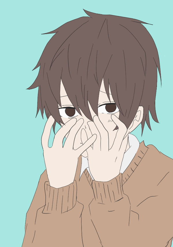 恥ずかしがりや男の子