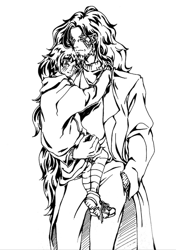 Modern Midora & his younger self