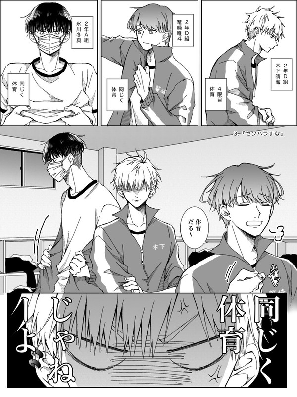 【創作BL】氷川くんと木下くん③