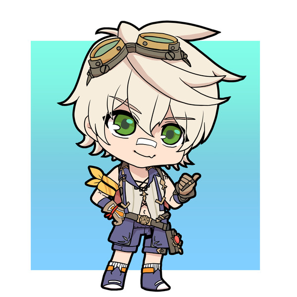 ラバストが楽しみで描いたベネット