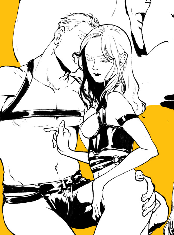 ボンデージ　男女