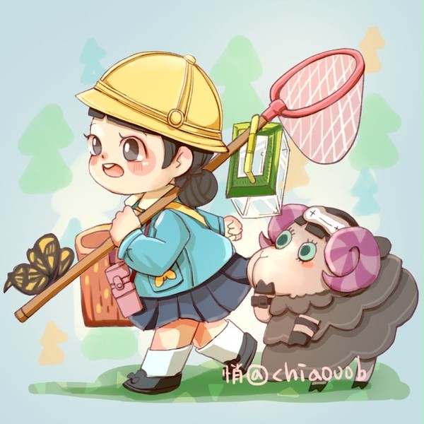 動物森友會口袋露營廣場with澎澎(ポケ森/フリル)