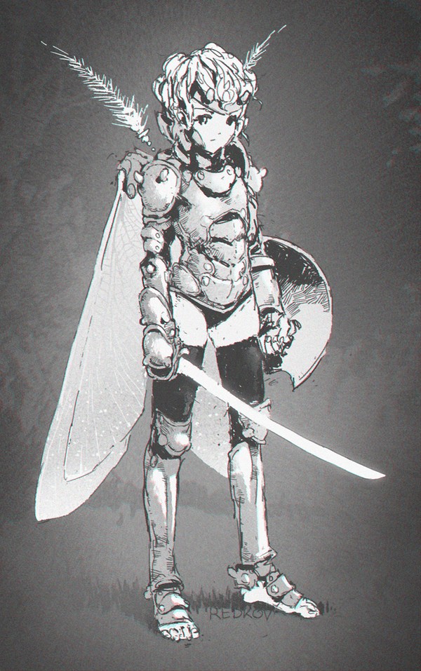 fairy in armor