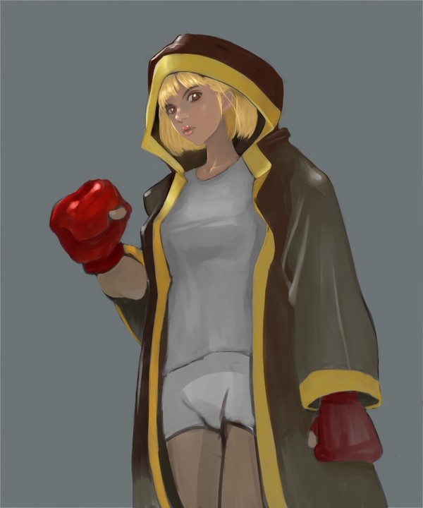 boxing girl
