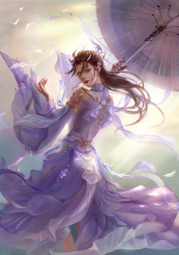 Chinese style illustration