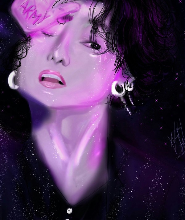 jungkook in the purple ocean