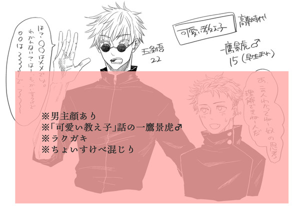ラクガキ男主詰め