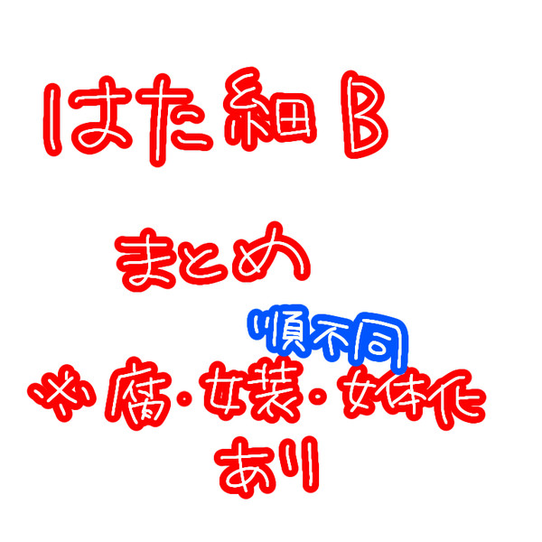 はたらく細胞Bまとめ