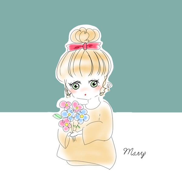 𖤣𖥧𖥣。𖥧 Maryのイラスト 𖥧 𖧧