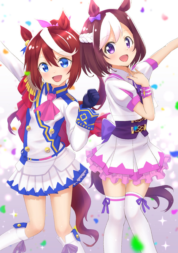 スペちゃんとテイオーちゃん