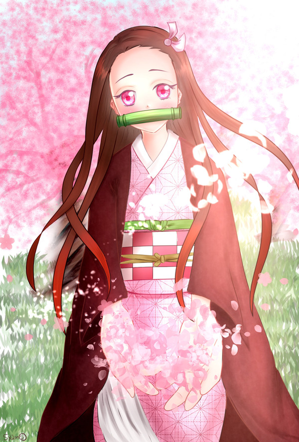 桜と禰豆子