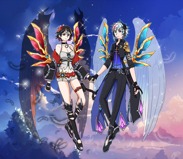 白猫と自キャラコラボ