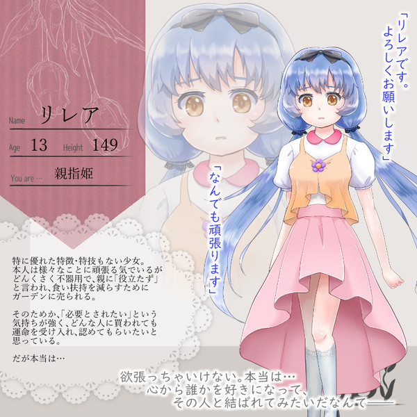 【YUBI】リレア【親指姫】