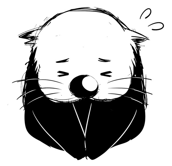 【ラフ】土下座ラッコ