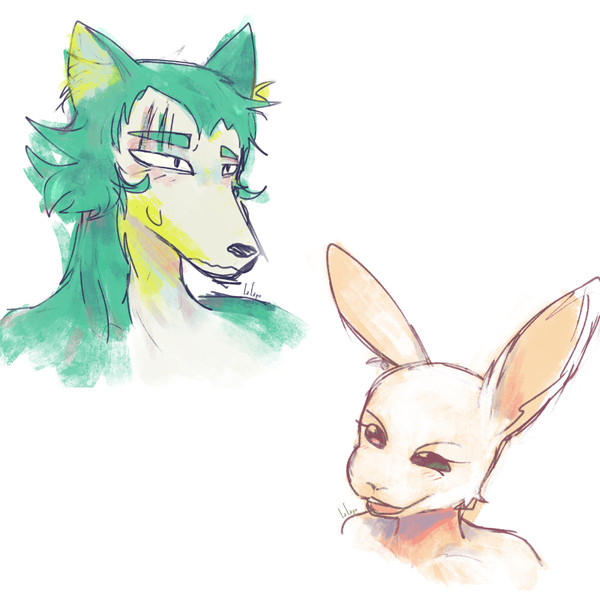 Green and orange 🐺🐰