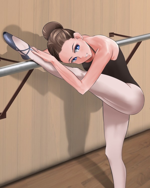 Ballerina Stretching
