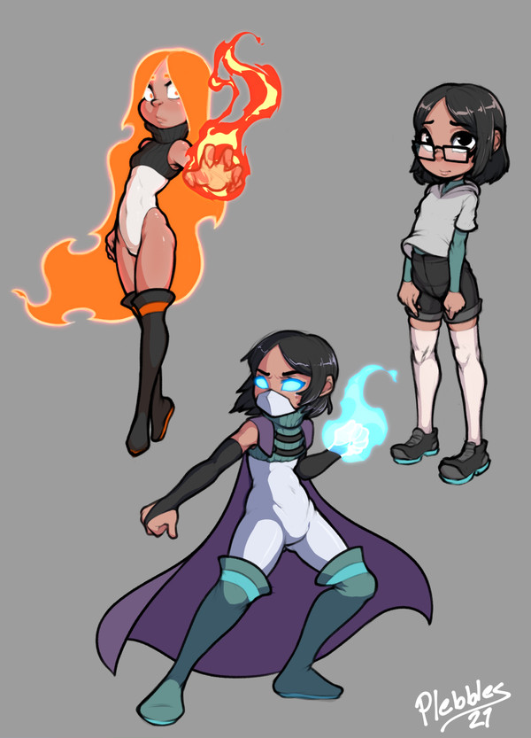 Superhero design commission