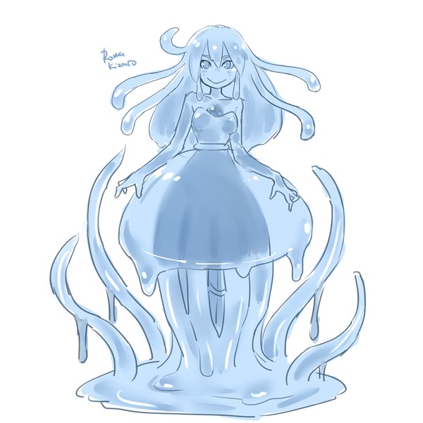スライム娘ワンドロ「水色」