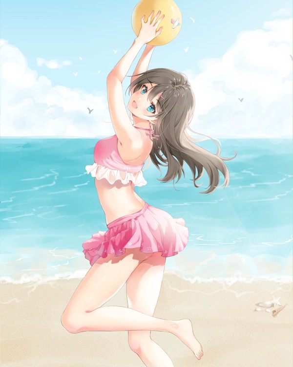 海边嬉戏