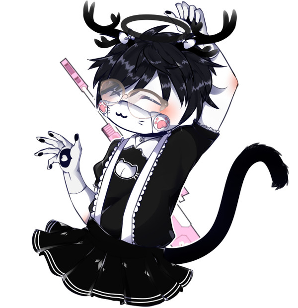 Haji in maid costume