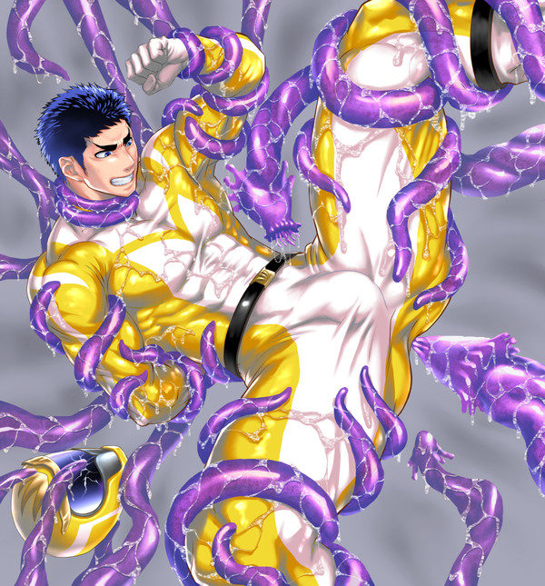 【リクエスト】触手×サンカクレンジャーイエロー