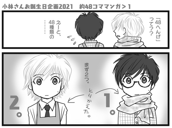 2021小林さんお誕生日企画＜48日48コマほぼ48変化＞