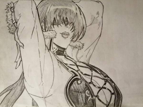 シェフミーのKOF15イラスト、私の鉛筆バーション