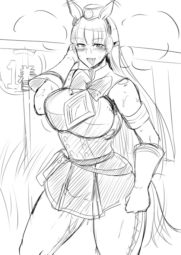 ウマ娘　らくがき