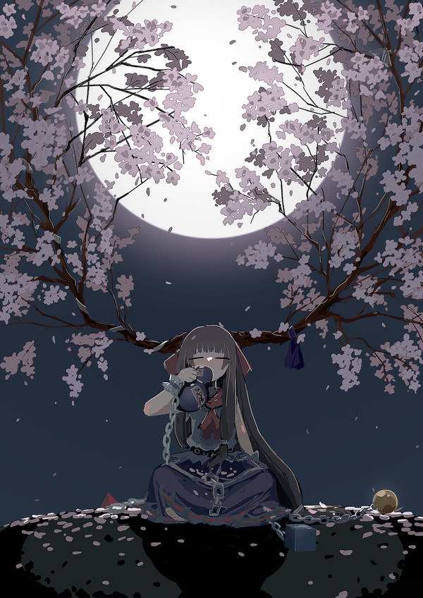夜桜