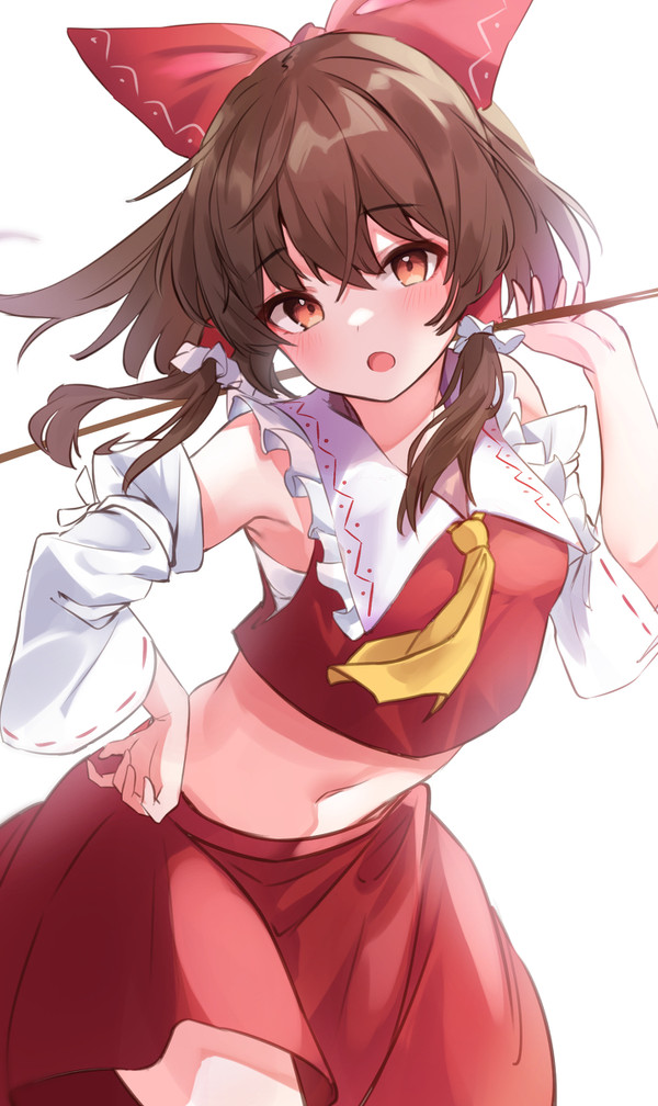 東方のキャラ全部描いたら画力上がる　博麗霊夢